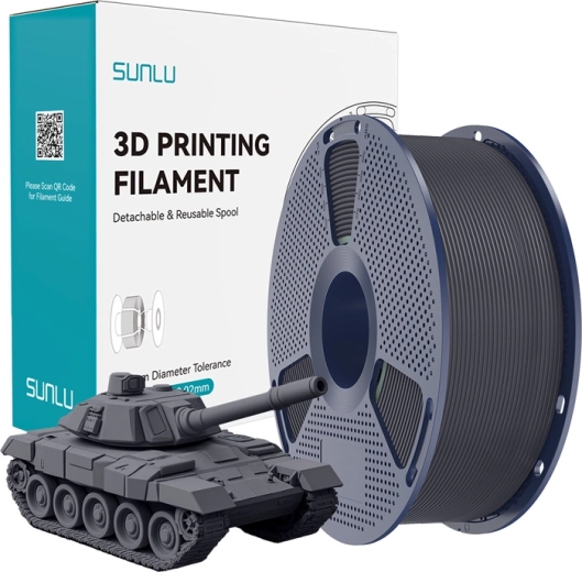 Sunlu PLA+ High-Speed Filament grau
