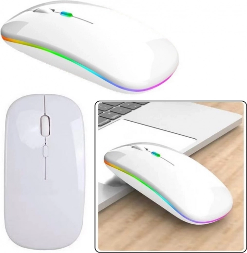 Wireless Ergonomic Mouse White