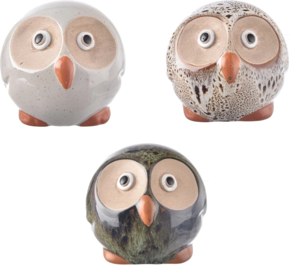 Porcelain Owl Decoration (mix of 3 variants)