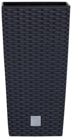 Rato Square Anthracite Flower Pot Cover 32.5 × 32.5 × 61 cm, 21/49 l