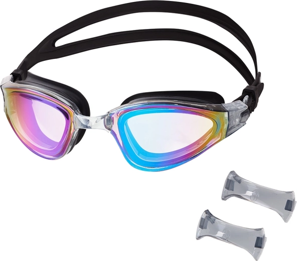 Lunettes de natation NILS Aqua avec verres miroir irisés