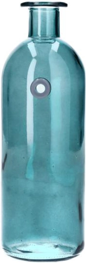 Vase en verre Wallflower 20,5 cm couleur pétrole