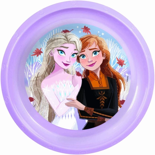 Assiette en plastique LA REINE DES NEIGES 22 cm