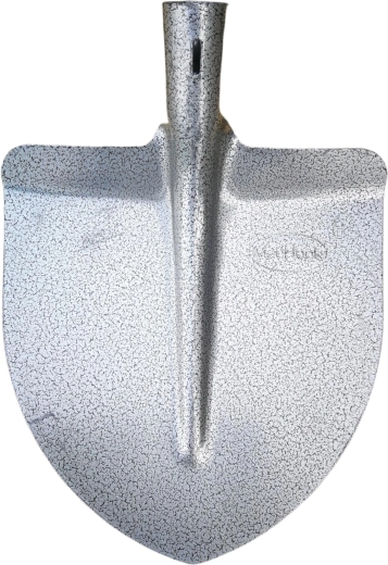 Stalen spitse schop zonder steel met hamerslaglak