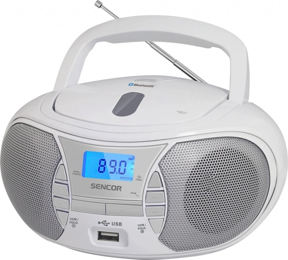 Sencor boombox met CD-speler en Bluetooth SPT 2700 WH wit