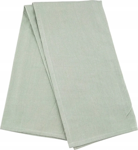 Cotton kitchen towel 45 × 60 cm, sage (light green)
