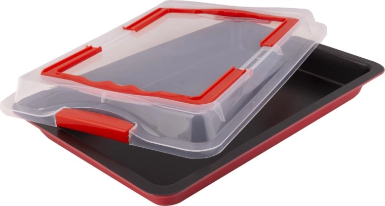 Lamart Dolce Backform mit Kunststofftablett 42,3 × 29,2 × 4 cm