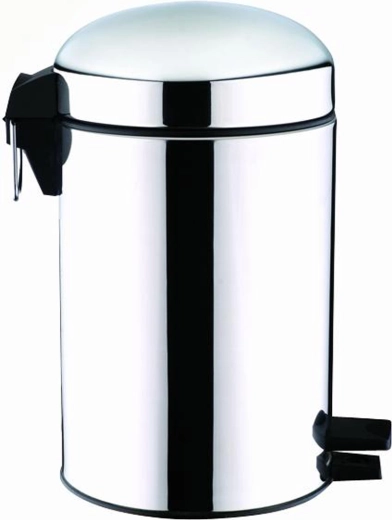 Retro pedal bin 5 l, metal, 20 × 31.5 cm
