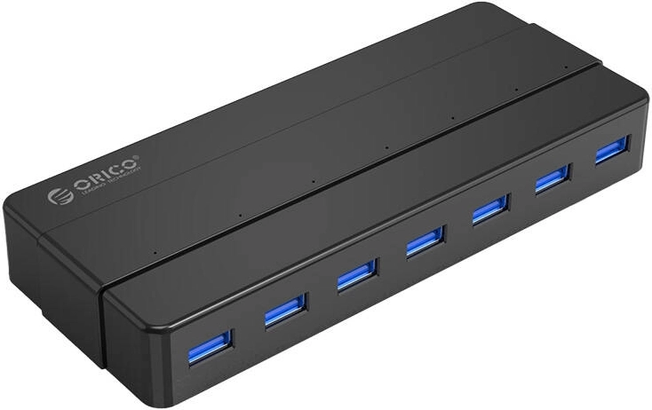 ORICO USB hub 7× USB 3.0, black