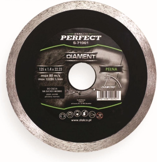 Diamond Blade 125 mm Continuous Rim STALCO