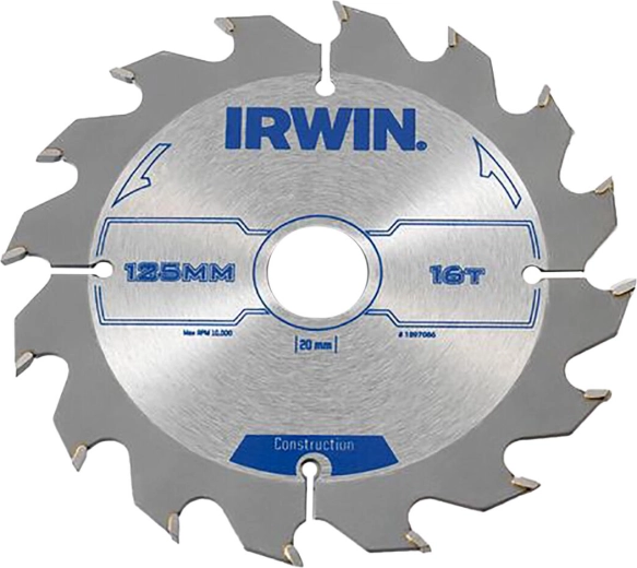 Lame de scie IRWIN 125 mm, 16 dents, pour bois