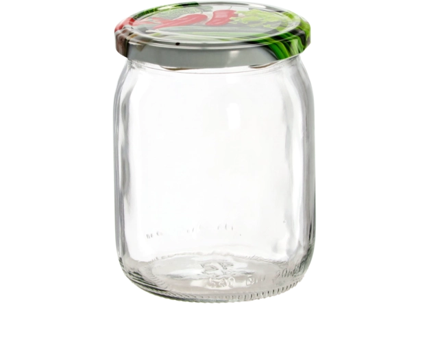 Glazen inmaakpotten 540 ml met Twist-Off deksel 82 mm, set van 8 stuks