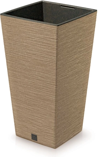 Bloempot Furu Square Eco Wood met inzet 30 cm – naturo eco