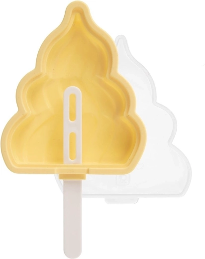 Silicone popsicle mold with lid