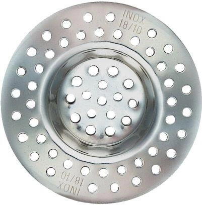 Roestvrijstalen afvoerzeef voor gootsteen 6,8 cm (2 stuks)