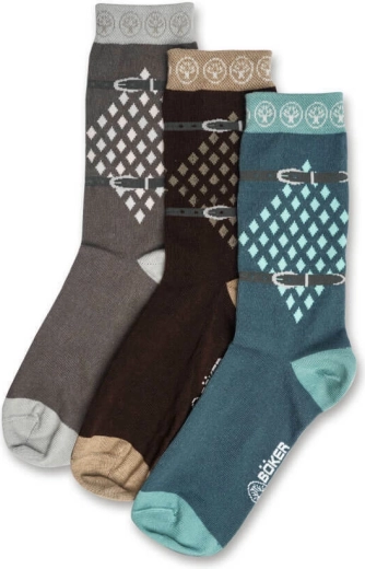 Lot de chaussettes Böker Manufaktur Solingen, 3 paires, taille 39–42, coton