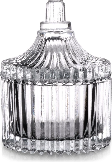 Sucrier en verre avec couvercle 80 ml