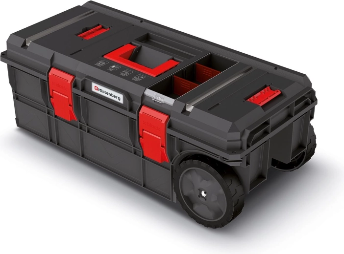Verrijdbare gereedschapskoffer X-Block Tech, 79,5 × 38 × 30,7 cm, zwart
