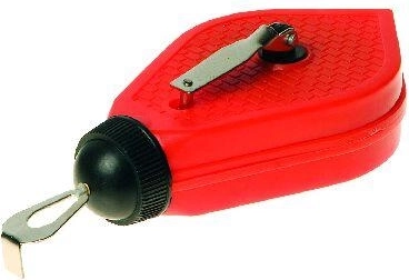 Chalk line 30 m with reel and striking line