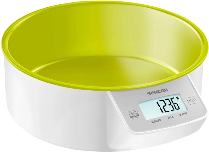 Balance de cuisine Sencor SKS 4004GR avec bol vert