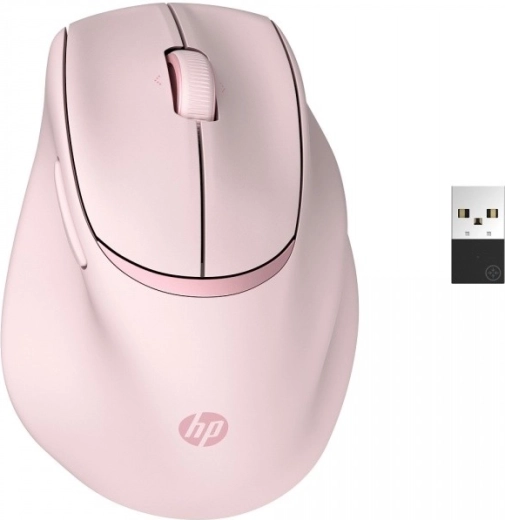 HP Tilt 720M Ergonomic Mouse Pink