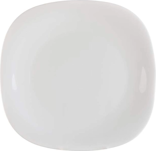 Dessertbord Parma 20 × 20 cm glas wit