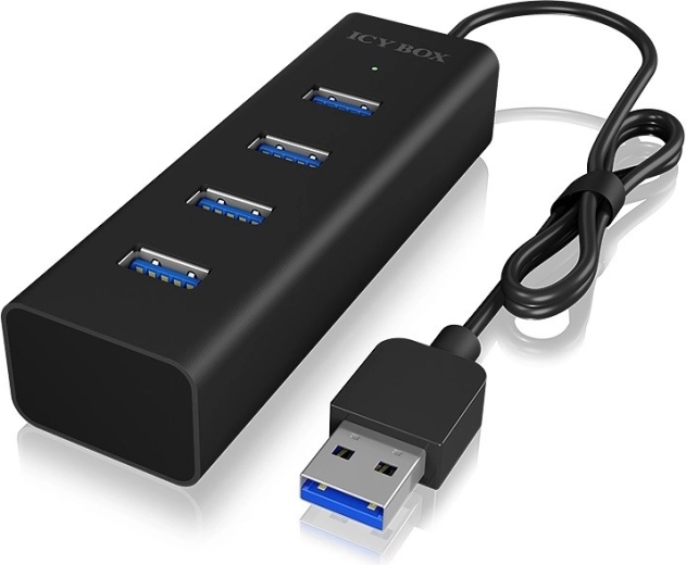 Icy Box four‑port USB 3.0 hub