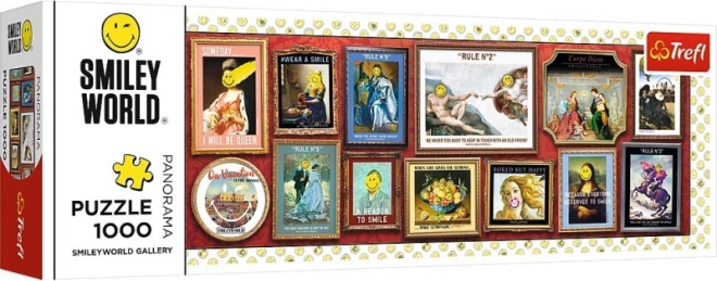 Panoramische puzzel SMILEY Galerie 1000 stukjes