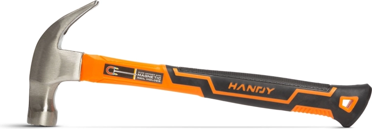 Marteau de charpentier avec support magnétique pour clous 270 g