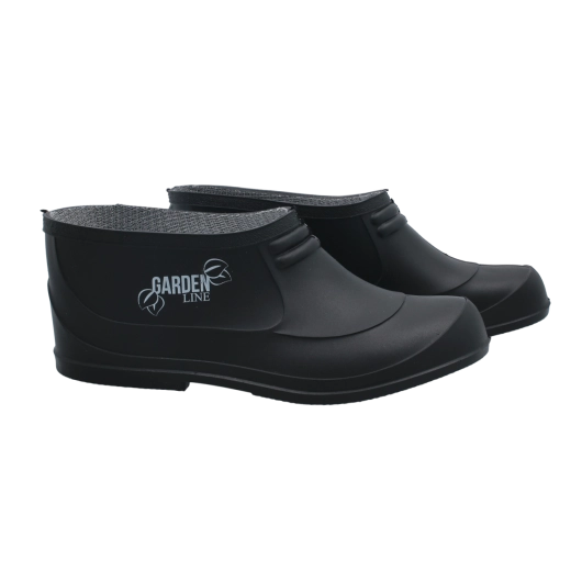 Low work rubber ankle boots, black, size 46