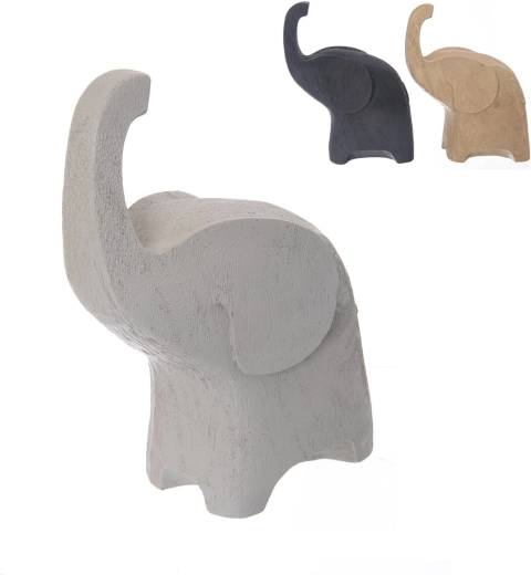 Dekorativer Elefant aus Polyresin 20 cm (3 Varianten)