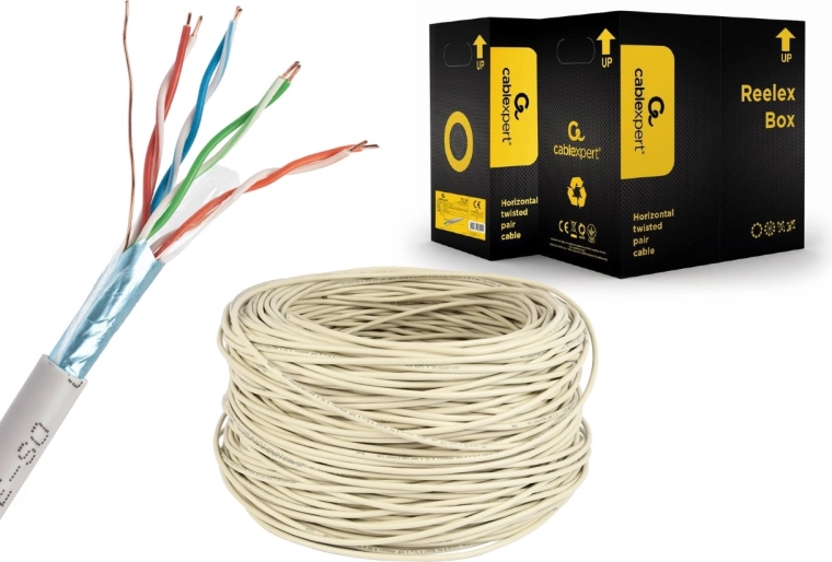 Câble réseau blindé FTP Cat 5e CCA 305 m