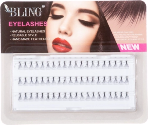 Cils en bouquets naturels BLING, 11 mm