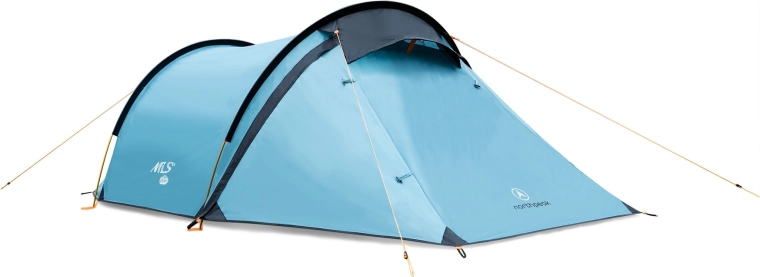 Toeristentent voor 2 personen NILS Camp North Peak blauw