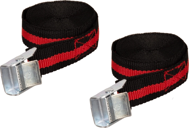 Spanband met metalen gesp 25 mm × 3 m, draagvermogen 125 kg - 2 stuks