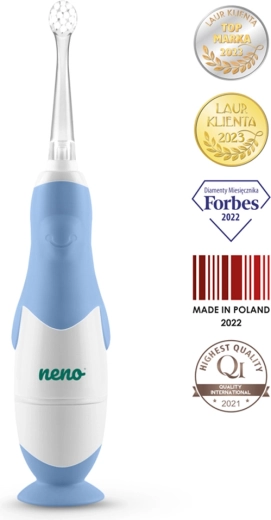 Brosse à dents électrique pour enfants Neno Denti Blue 0–3 ans