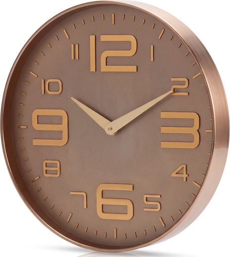 Horloge murale Segnale dorée 50 cm