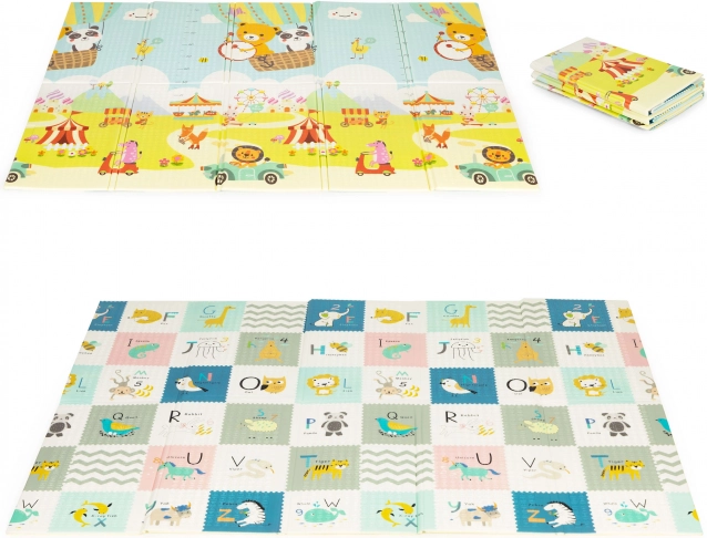 Educational foam mat, double-sided, foldable large bag