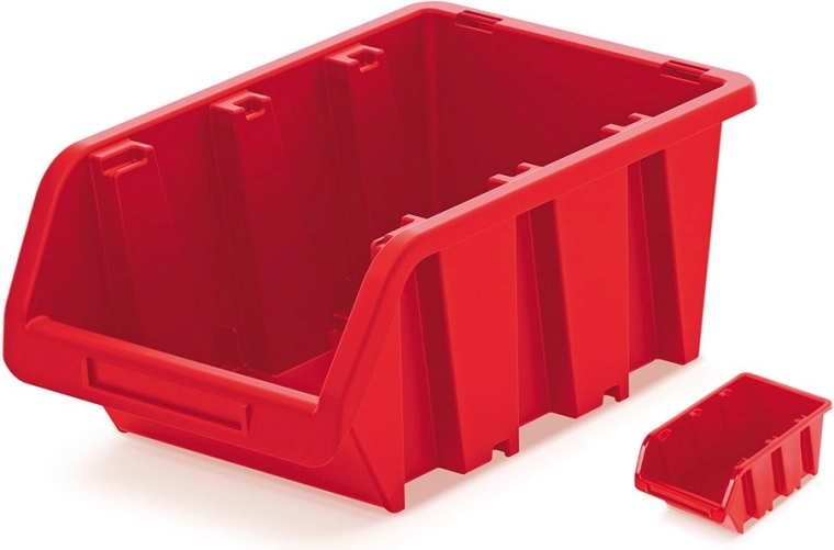 Plastic storage box TRUCK 115×80×60 mm red