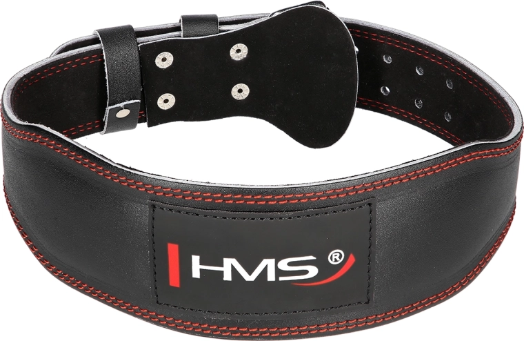 Ceinture de musculation en cuir HMS pour haltérophilie et squats