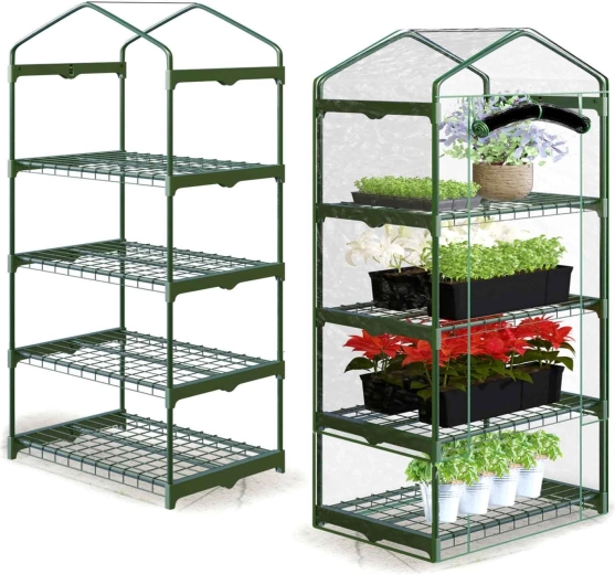 Garden Shelving Greenhouse 70 × 50 × 160 cm Plonos