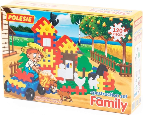 Polesie Family children's construction set 120 pieces in a box