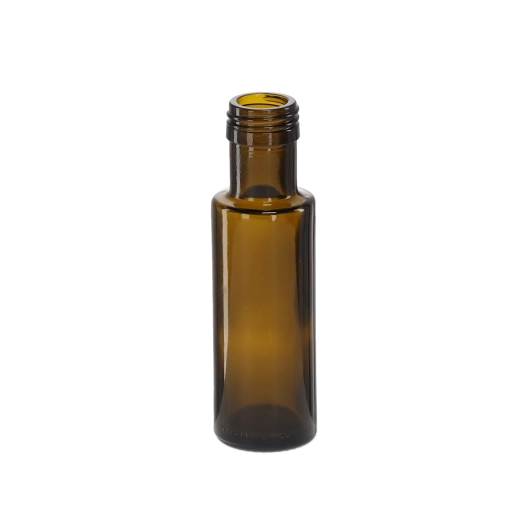 Dorica Glass Bottle 100 ml – dark olive for oil and vinegar
