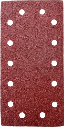 Schuurvellen 115 × 230 mm, korrel 80, 14 gaten, klittenband (5 stuks)