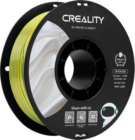 Filament CR-Silk PLA CREALITY jaune-bleu 1,75 mm