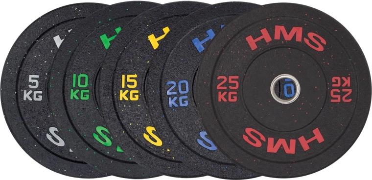 Disque bumper olympique HMS 15 kg