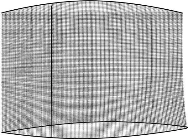 Mosquito Net for Garden Parasol 3 m – Black