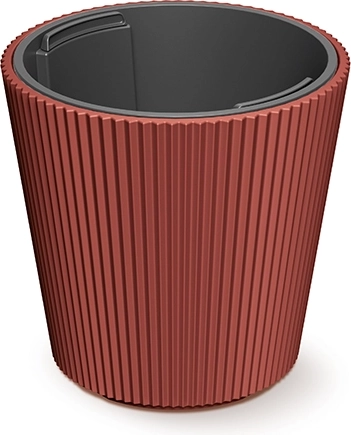 Cache-pot MILLY avec insert amovible, coloris cuivre, 17,6 cm