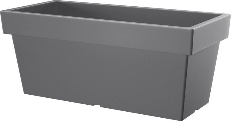 Plastic Planter Box Lofty Case 38 cm – Grey Stone