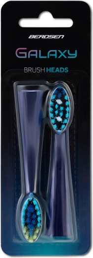 Têtes de rechange pour brosse à dents sonique BERDSEN Galaxy, 2 pcs